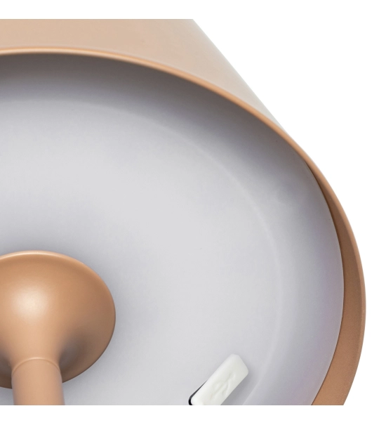 Lampada da tavolo per ristoranti, BEIGE, con batteria, ricaricabile, 3600 mAh