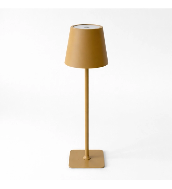 Lampada da tavolo per ristoranti, BEIGE, con batteria, ricaricabile, 3600 mAh