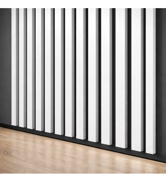 3D Lamelle Decorative (16x30 mm) (bianco)