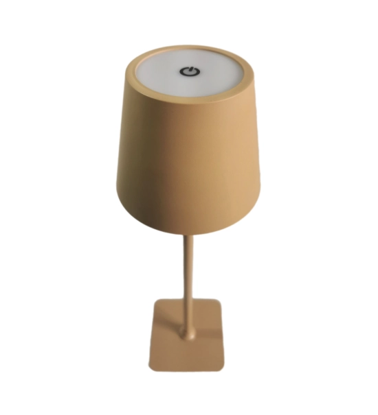 Lampada da tavolo per ristoranti, BEIGE, con batteria, ricaricabile, 3600 mAh