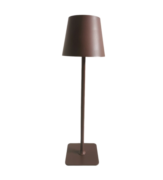 Lampada da tavolo per ristoranti, MARRONE, con batteria ricaricabile, 3600 mAh