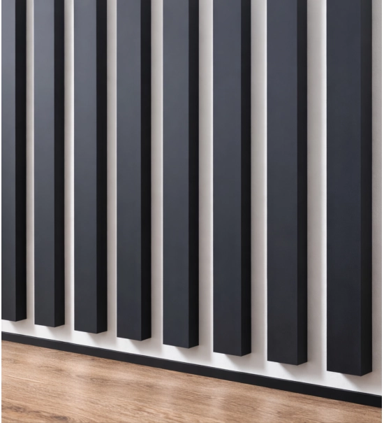 3D Lamelle Decorative (16x30 mm) (antracite)