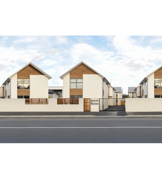 Rivestimento per facciate in rotolo, imitazione legno, rovere, 260 cm x 16 cm x 0,3 cm (0,41 m²)