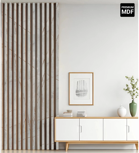 Lamelle decorative 3D, listelli in legno per pareti e soffitto (28x37 mm) (CASPIO)