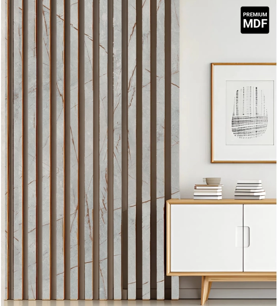 Lamelle decorative 3D, listelli in legno per pareti e soffitto (28x37 mm) (CASPIO)