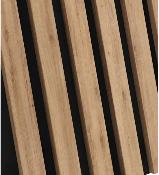 Pannello acustico in legno, ROVERE GOLD CRAFT, 28x275cm (0,77 m²)