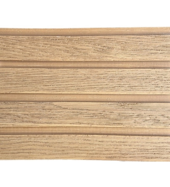 Rivestimento di facciata a lamelle, effetto legno, COLOR SABBIA, 260 x 18 x 0,3 cm (0,47 m²)