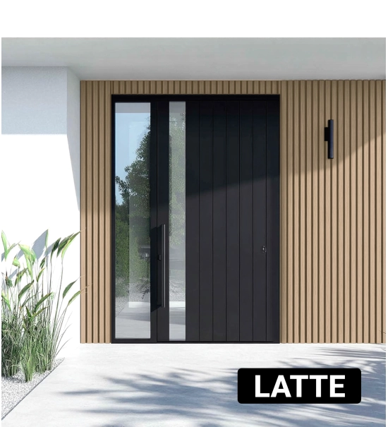 Rivestimento facciata WPC NOCCIOLA, 219x2900 mm, effetto legno (0,63 m²)
