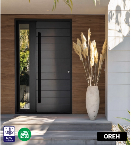 Rivestimento per facciate in rotolo, imitazione legno, noce, 260 cm x 16 cm x 0,3 cm (0,41 m²)