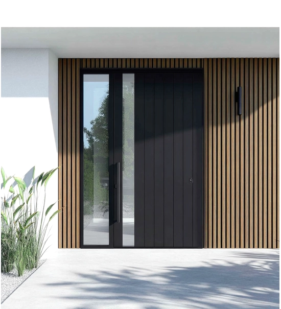 Pannello di facciata WPC TEAK/NERO, superficie SPAZZOLATA, 219x2900 mm, bicolore (0,63 m²)