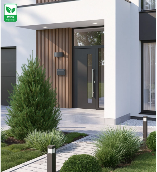 Rivestimento di facciata in WPC, 219x26x2900mm, legna (0,63 m²)