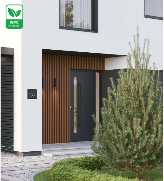 Rivestimento di facciata in WPC, 219x26x2900mm, legna (0,63 m²)