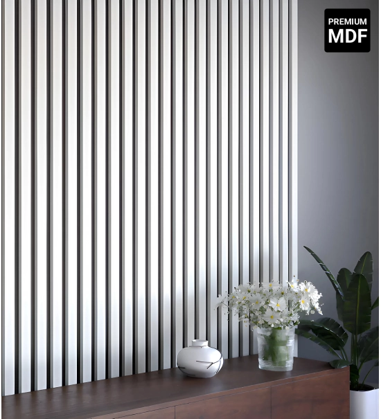 3D Lamelle Decorative (16x30 mm) (bianco)