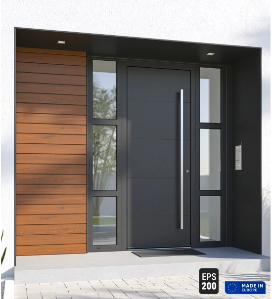 Pannello di facciata EPS200, effetto legno, ROVERE DORATO, 18x1,9x200 cm (0,36 m²)